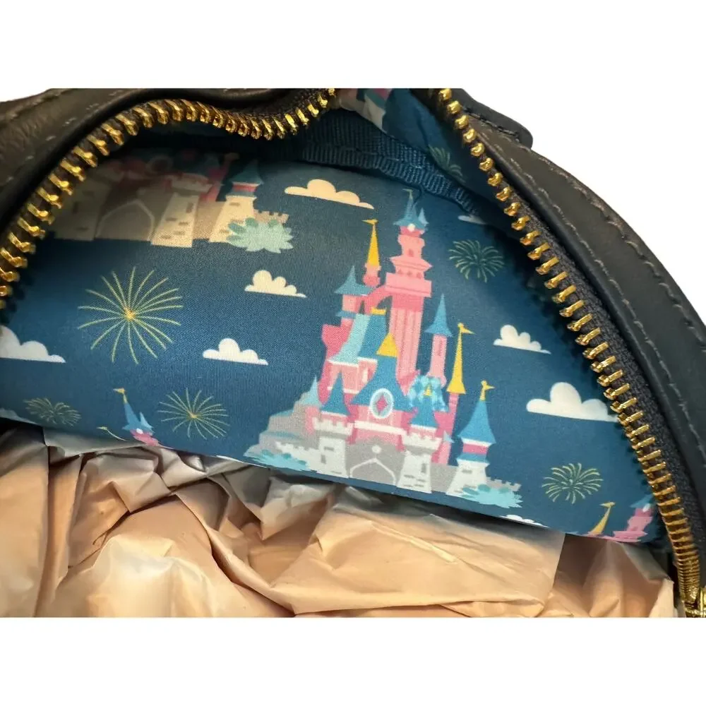 HTF Rare Loungefly Disneyland Paris Sleeping Beauty Castle Mini Backpack NWT